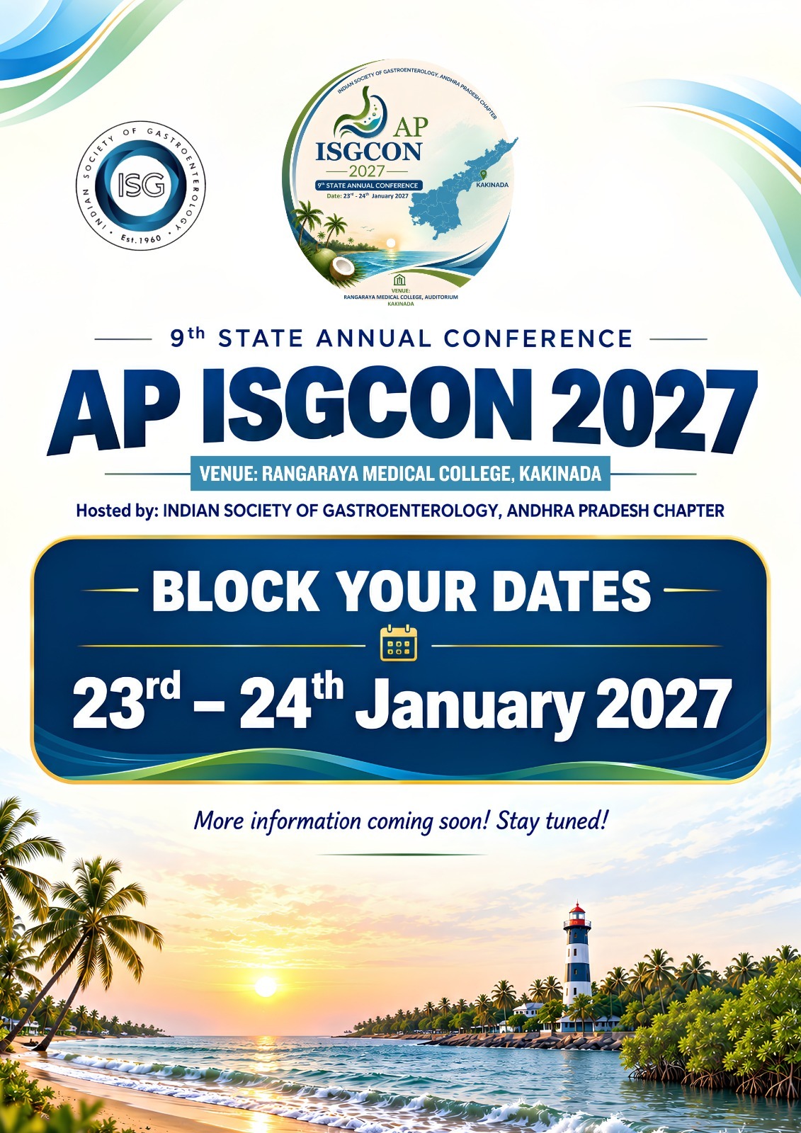 AP ISGCON 2027 Block the Dates